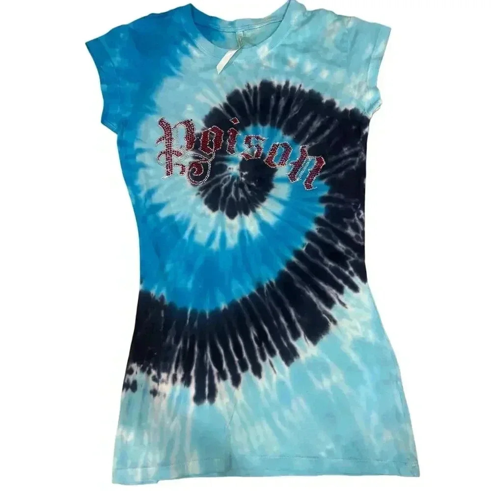 Poison AOP Tie‎ Dye Baby tee Small
